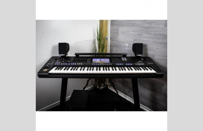 Used Yamaha Genos 76 Note Keyboard & Speakers - Image 1